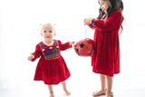 Joya Banjara Baby Dress - red velvet