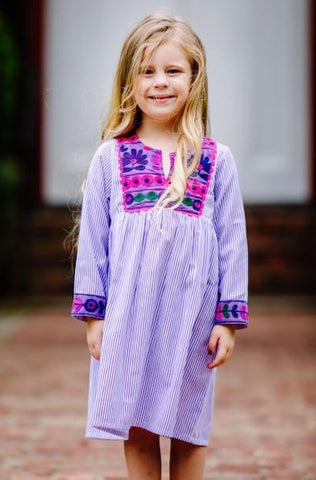 Joya Banjara Dress Purple
