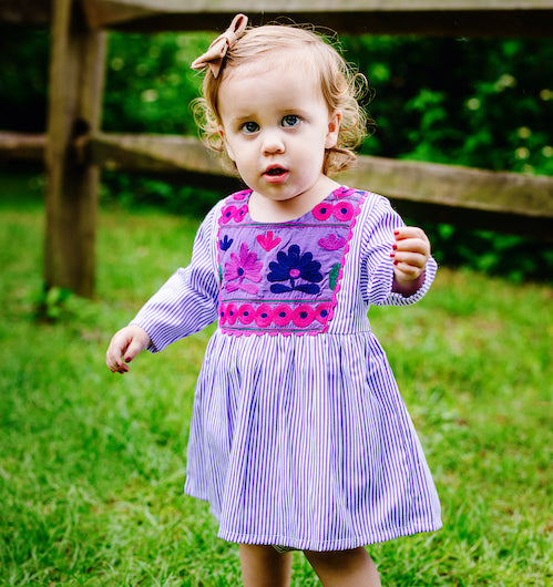 Joya Banjara Baby Dress Purple