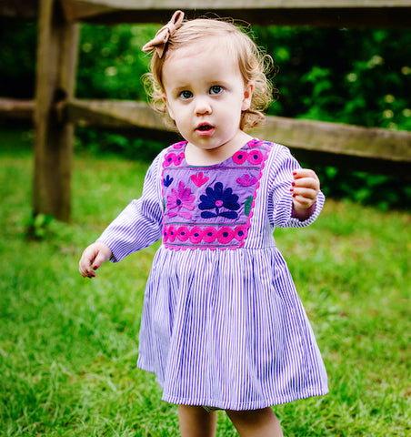 Joya Banjara Baby Dress Purple